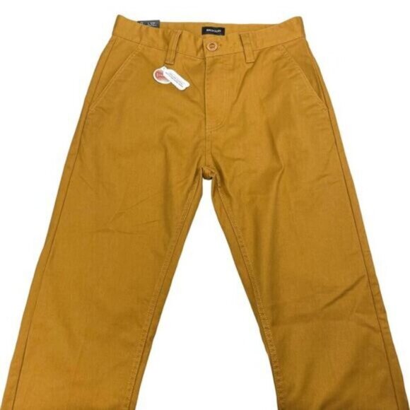 NWT BRIXTON Chino Slim Pant Mens Size 28 X 32 Golden Brown - Picture 3 of 7